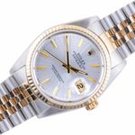 Rolex Datejust 36 16233 (1990) - Silver dial 36 mm Gold/Steel case (1/8)