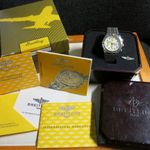 Breitling Chronomat B13352 (2001) - Pearl dial 39 mm Gold/Steel case (4/4)