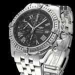 Breitling Crosswind Chronograph A13355 (2002) - Zwart wijzerplaat 43mm Staal (7/8)