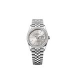 Rolex Datejust 36 126284RBR (2025) - Zilver wijzerplaat 36mm Staal (1/1)