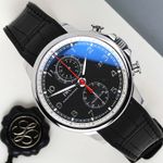 IWC Portuguese Yacht Club Chronograph IW390210 (2012) - Zwart wijzerplaat 45mm Staal (1/8)