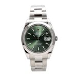 Rolex Datejust 41 126300 (2023) - Green dial 41 mm Steel case (2/8)