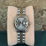 Rolex Lady-Datejust 69173 (1989) - Grey dial 26 mm Gold/Steel case (7/8)