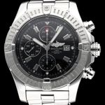 Breitling Super Avenger A13370 (2014) - Black dial 48 mm Steel case (1/8)