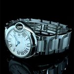 Cartier Ballon Bleu 28mm 3009 (2011) - White dial 28 mm Steel case (7/8)
