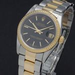 Rolex Datejust 31 78273 (2000) - Black dial 31 mm Gold/Steel case (7/8)