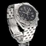 Breitling Crosswind Chronograph A13355 (2002) - Zwart wijzerplaat 43mm Staal (6/8)