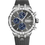 Maurice Lacroix Aikon AI6038-TT030-330-2 (2024) - Grey dial 44 mm Titanium case (2/3)