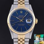 Rolex Datejust 36 16233 (1989) - 36mm Goud/Staal (1/7)