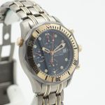 Omega Seamaster Diver 300 M 2296.80.00 (1994) - Blue dial 42 mm Titanium case (5/8)