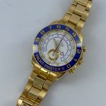 Rolex Yacht-Master II - (Unknown (random serial)) - White dial 44 mm Yellow Gold case (3/8)
