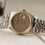 Rolex Datejust 36 16233 (1992) - Goud wijzerplaat 36mm Goud/Staal (2/8)