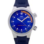 IWC Aquatimer Automatic IW354806 (2005) - Blauw wijzerplaat 42mm Staal (1/7)