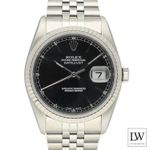 Rolex Datejust 36 16234 (2002) - Zwart wijzerplaat 36mm Staal (2/8)