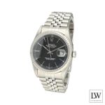 Rolex Datejust 36 16234 (2002) - Zwart wijzerplaat 36mm Staal (4/8)