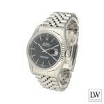 Rolex Datejust 36 16234 (2002) - Zwart wijzerplaat 36mm Staal (5/8)