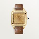 Cartier Santos Dumont WGSA0111 (2024) - Gold dial 34 mm Yellow Gold case (1/8)