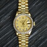 Rolex Lady-Datejust 69138 (1988) - Champagne dial 26 mm Yellow Gold case (1/8)