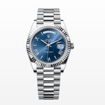 Rolex Day-Date 40 228236 (2023) - Blauw wijzerplaat 40mm Platina (1/1)