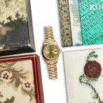 Rolex Lady-Datejust 69178 (1986) - Champagne dial 26 mm Yellow Gold case (8/8)