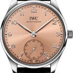 IWC Portuguese Automatic IW358313 (2025) - Pink dial 40 mm Steel case (1/1)