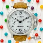 Panerai Luminor Marina 1950 3 Days Automatic PAM00523 (2015) - White dial 42 mm Steel case (1/8)