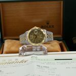 Rolex Datejust Turn-O-Graph 16263 (2000) - Gold dial 36 mm Gold/Steel case (3/7)