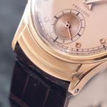 Patek Philippe Annual Calendar 5396/1G-001 (1930) - Blue dial 38 mm White Gold case (4/8)