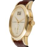 A. Lange & Söhne Saxonia 105.021 (1999) - Silver dial 34 mm Yellow Gold case (6/8)