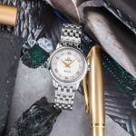 Omega De Ville Prestige 424.10.27.60.55.001 (2019) - Parelmoer wijzerplaat 27mm Staal (1/8)