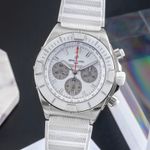 Breitling Chronomat AB0136A71A1S1 (Onbekend (willekeurig serienummer)) - Wit wijzerplaat 44mm Staal (3/8)