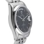 Tudor Prince Date 76200 (Unknown (random serial)) - Black dial 36 mm Steel case (7/8)
