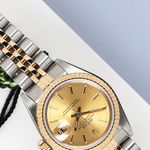 Rolex Lady-Datejust 69173 (1997) - Champagne dial 26 mm Gold/Steel case (4/8)
