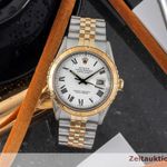 Rolex Datejust Turn-O-Graph 16253 (1979) - White dial 36 mm Gold/Steel case (1/8)