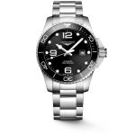 Longines HydroConquest L3.782.4.56.6 (2025) - Zwart wijzerplaat 43mm Staal (1/1)