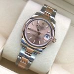 Rolex Datejust 31 278241 (2022) - Gold dial 31 mm Steel case (3/8)