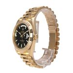 Rolex Day-Date 40 228238 (2022) - Black dial 40 mm Yellow Gold case (3/8)