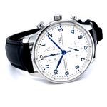 IWC Portuguese Chronograph IW371446 (2016) - Silver dial 41 mm Steel case (2/8)