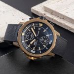 IWC Aquatimer Chronograph IW379503 (Unknown (random serial)) - Black dial 43 mm Bronze case (2/8)