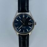 TAG Heuer Carrera Calibre 5 WAR211A (Unknown (random serial)) - Black dial 39 mm Steel case (5/6)