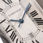 Cartier Tank Américaine 1741 (1990) - Wit wijzerplaat 45mm Witgoud (6/8)