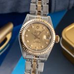 Tudor Prince Date 25500TN (Onbekend (willekeurig serienummer)) - Zwart wijzerplaat 42mm Titanium (3/8)