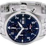 IWC Pilot Chronograph IW388102 (2021) - Blue dial 41 mm Steel case (4/6)