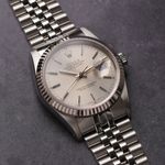 Rolex Datejust 36 16234 (1989) - Zilver wijzerplaat 36mm Staal (1/8)