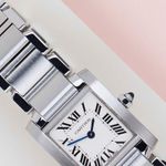Cartier Tank Française SM W51008Q3 (2012) - 20 mm Steel case (3/8)