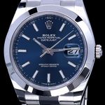 Rolex Datejust 41 126300 (2022) - Blauw wijzerplaat 41mm Staal (1/8)
