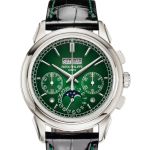 Patek Philippe Perpetual Calendar Chronograph 5270P-014 (2024) - Green dial 41 mm Platinum case (2/6)