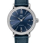 IWC Portofino Automatic IW658602 (2024) - Blauw wijzerplaat 37mm Staal (1/1)