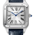 Cartier Santos Dumont WSSA0032 (2025) - Zilver wijzerplaat 47mm Staal (1/1)