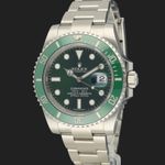 Rolex Submariner Date 116610LV (2016) - Green dial 40 mm Steel case (1/8)